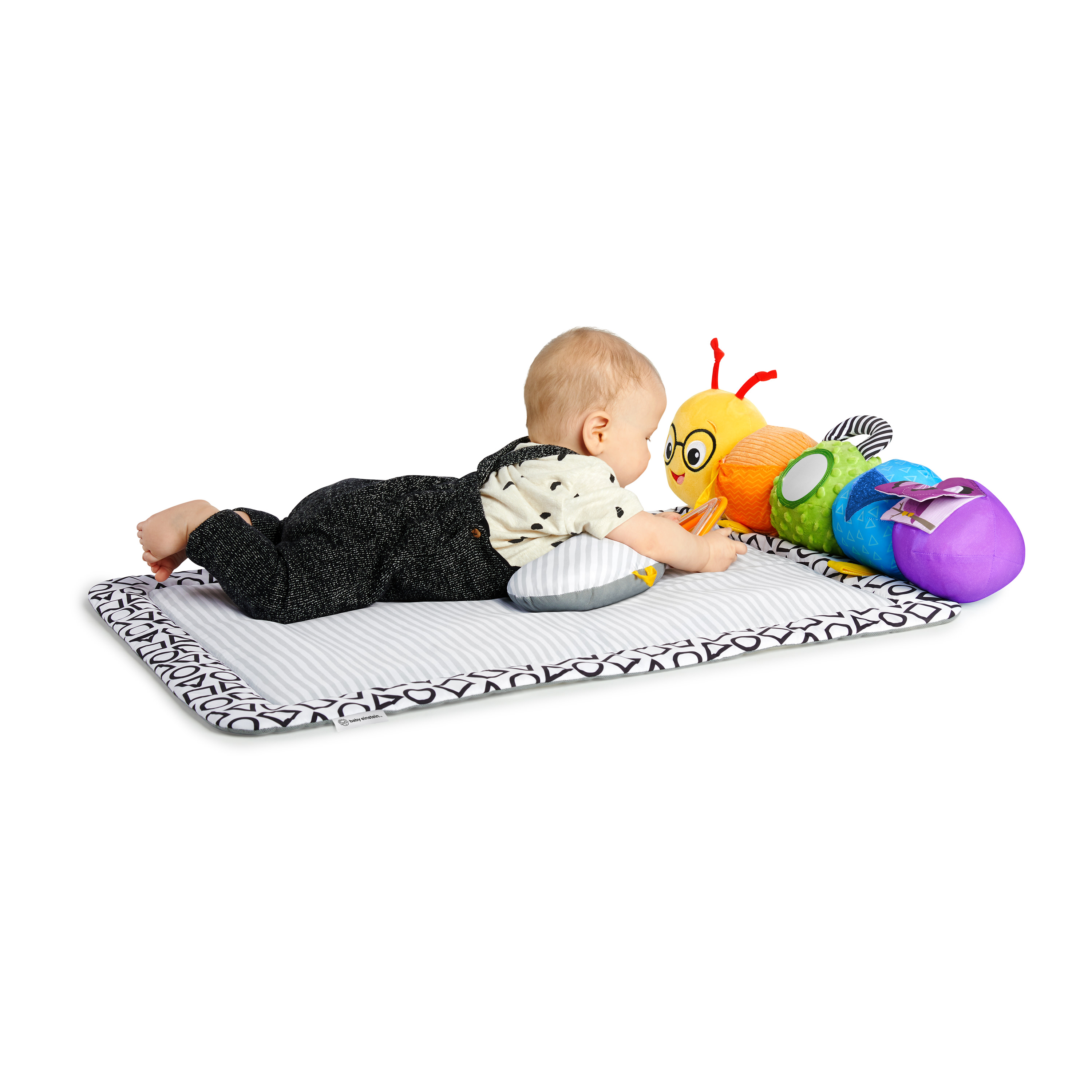 Baby Einstein 3 in 1 Travel Pillar Tummy Play Mat Prop Pillow Best